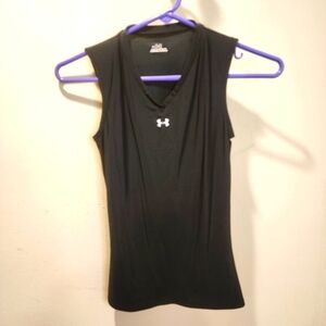 Under Armour women's black athletic tank top size S